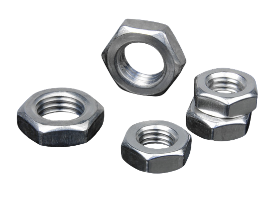 DIN 936 HEX Thin Nuts - สนามมาตรฐานการวัดสำหรับการล็อคการจัดเรียง M8 ถึง M52 ชุดประกอบรถ